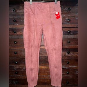 NWT SPANX Faux Suede Leggings